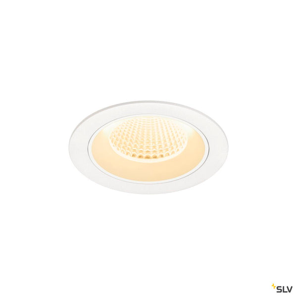 SLV MNUMINOS® S, Recessed ceiling light, 3000 K, 40°, IP20, round, white 1009626
