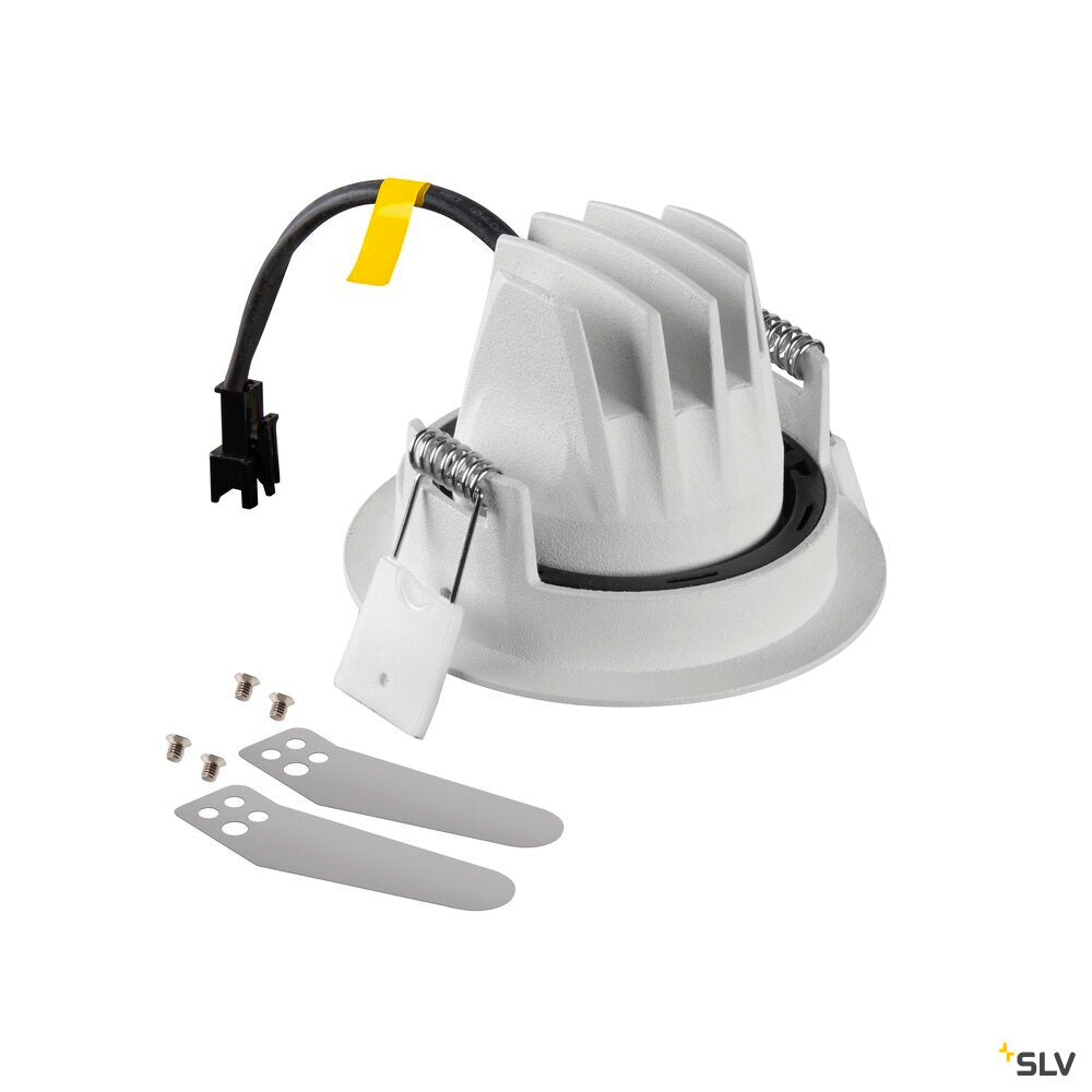 SLV NUMINOS® MOVE M, Recessed ceiling light, 2700 K, 40°, IP20, round, white 1009662