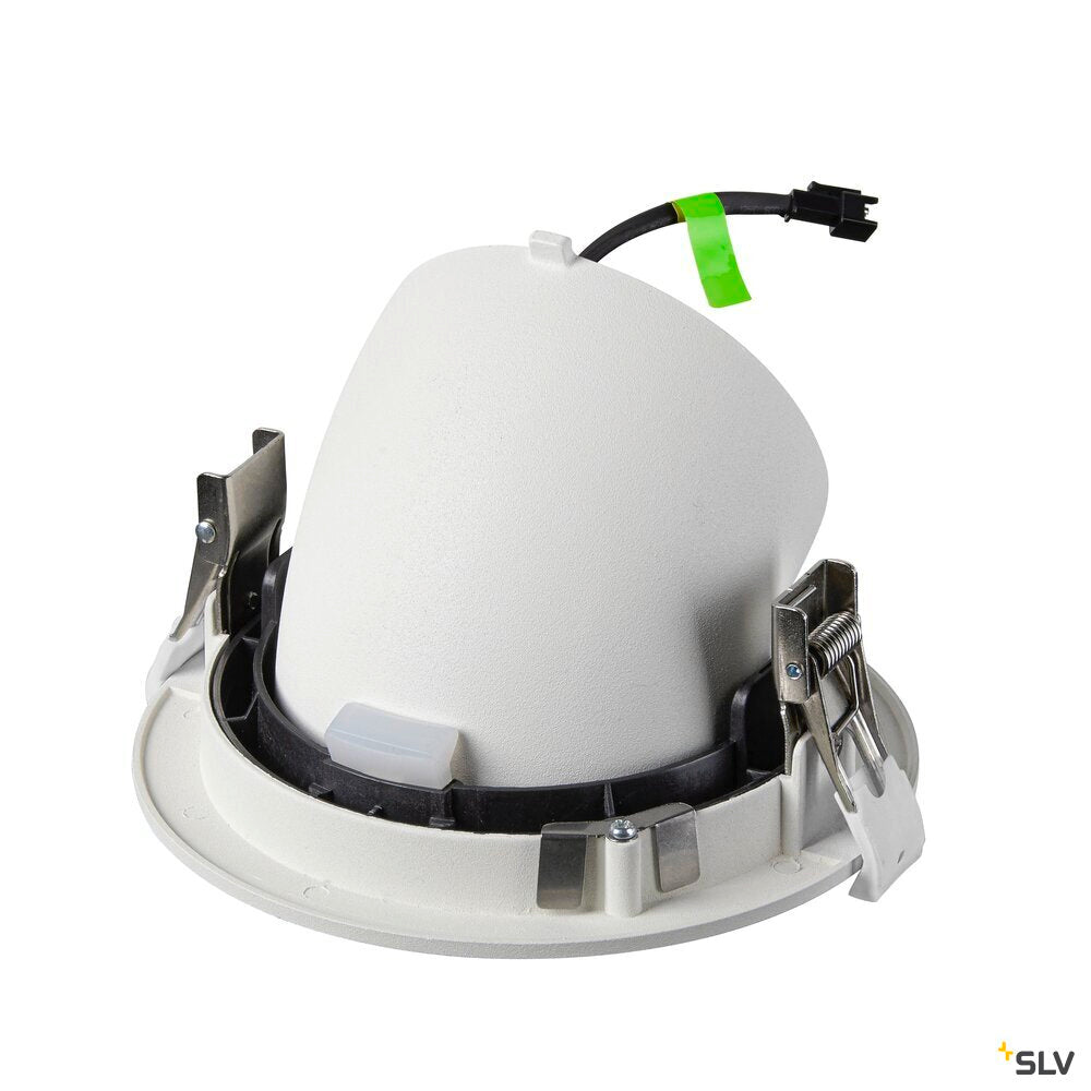 SLV NUMINOS® GIMBLE L, Recessed ceiling light, 2700 K, 40°, IP20, round, white 1009716