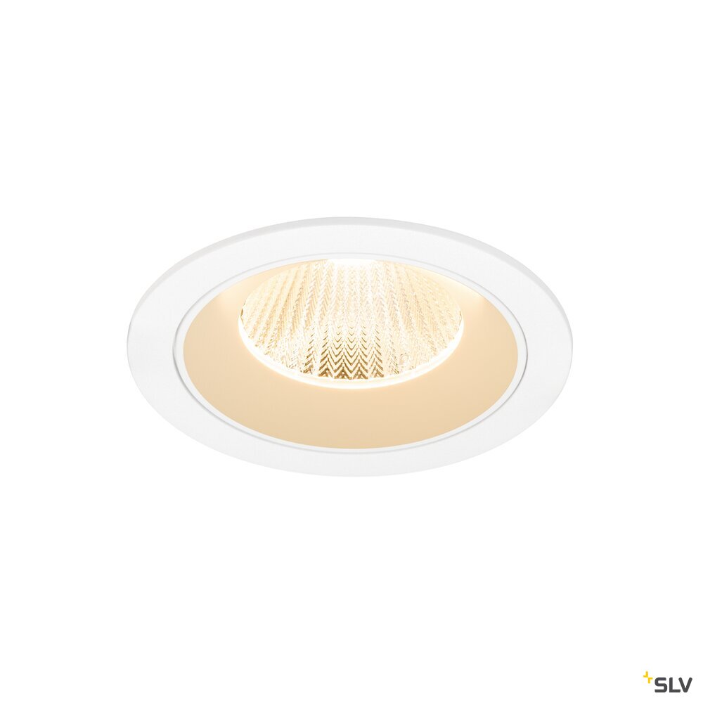 SLV NUMINOS® L, Recessed ceiling light, 2700 K, 40°, IP20, round, white 1009769