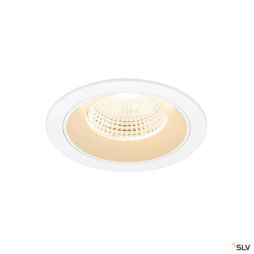 SLV NUMINOS® L, Recessed ceiling light, 2700 K, 55°, IP20, round, white 1009772