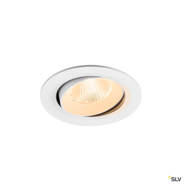 SLV NUMINOS® MOVE L, Recessed ceiling light, 2700 K, 40°, IP20, round, white 1009823