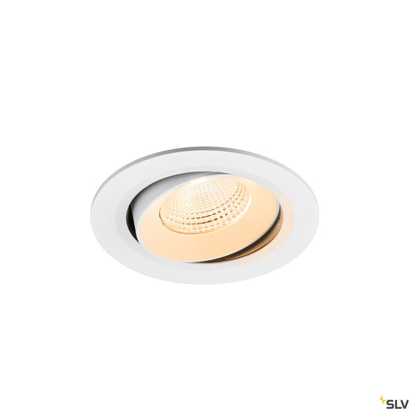 SLV NUMINOS® MOVE L, Recessed ceiling light, 2700 K, 55°, IP20, round, white 1009826