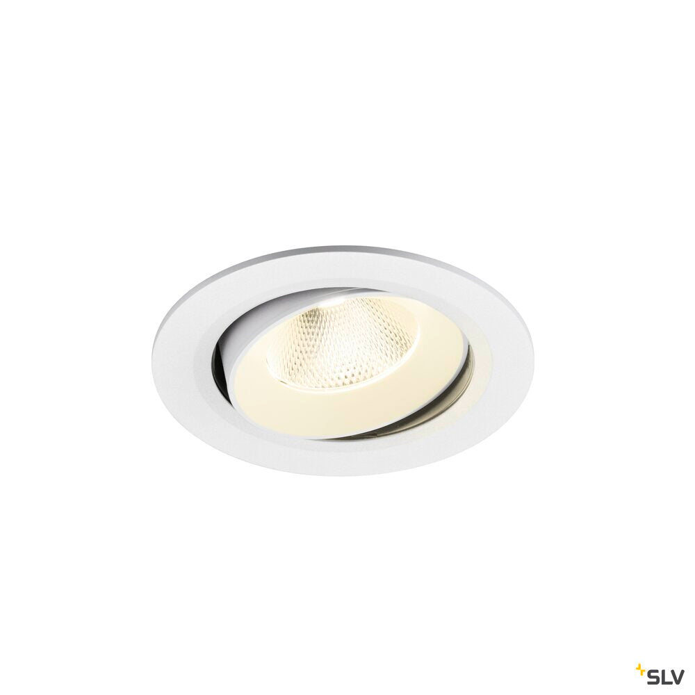 SLV NUMINOS® MOVE L, Recessed ceiling light, 4000 K, 20°, IP20, round, white 1009856