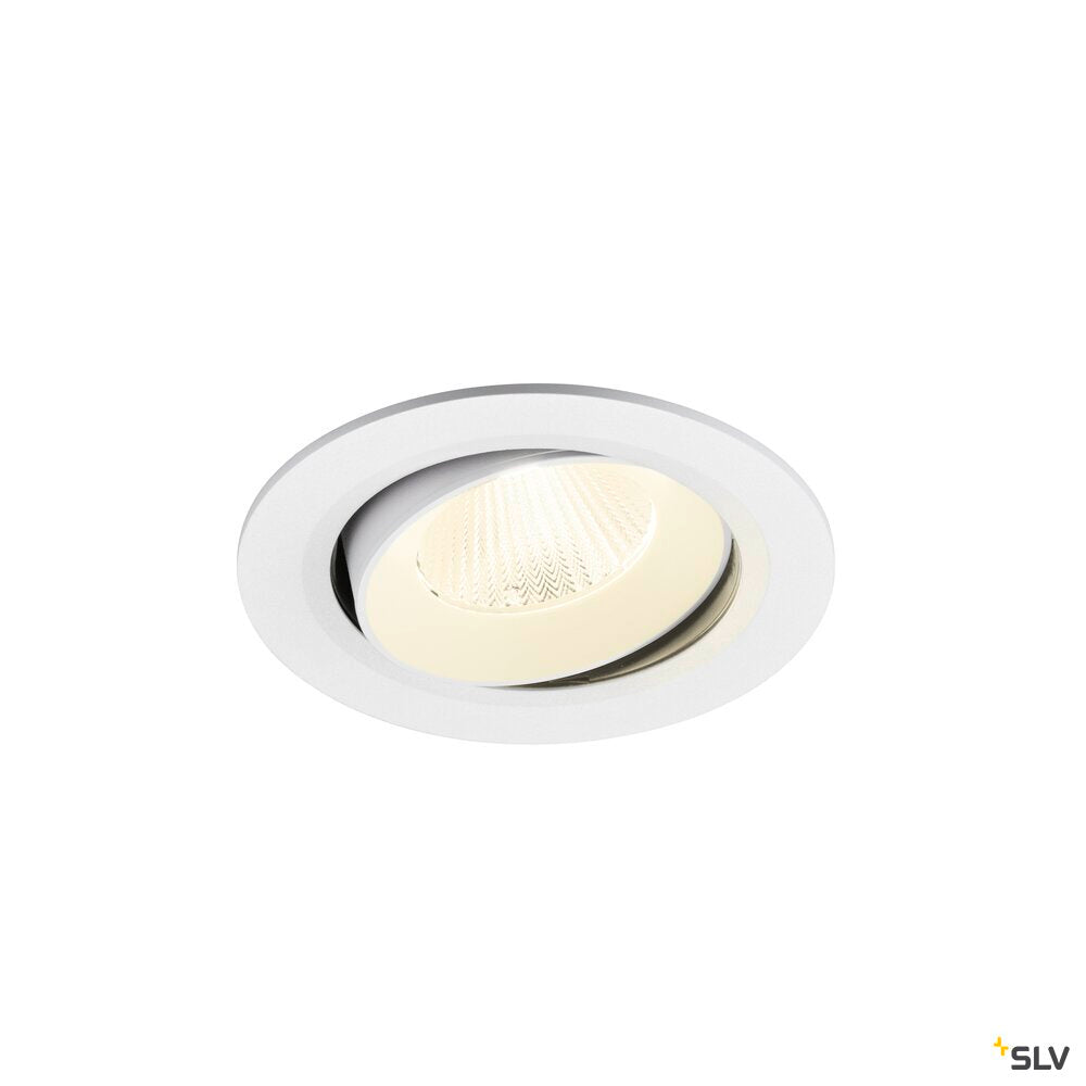 SLV NUMINOS® MOVE L, Recessed ceiling light, 4000 K, 40°, IP20, round, white 1009859