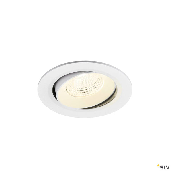 SLV NUMINOS® MOVE L, Recessed ceiling light, 4000 K, 55°, IP20, round, white 1009862