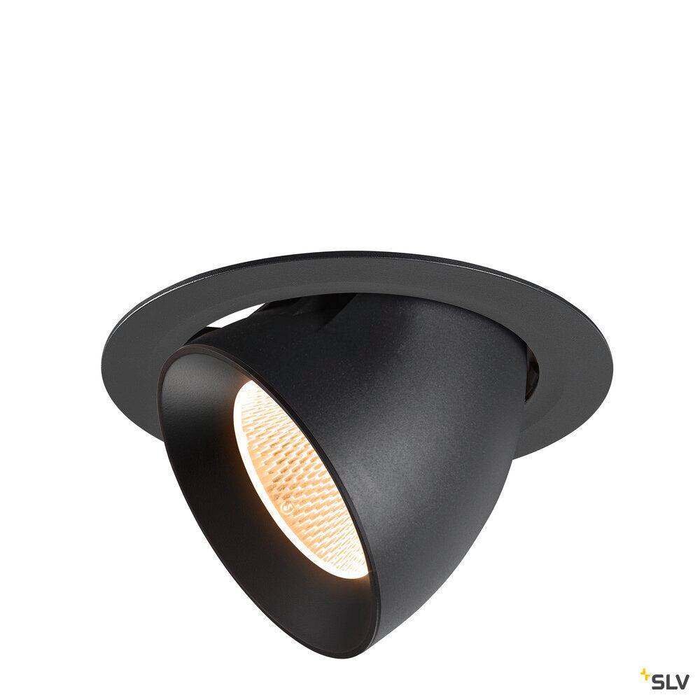 SLV NUMINOS® GIMBLE XL, Recessed ceiling light, 2700 K, 20°, black 1009864
