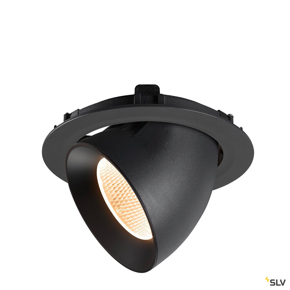 SLV NUMINOS® GIMBLE XL, Recessed ceiling light, 2700 K, 20°, black 1009864