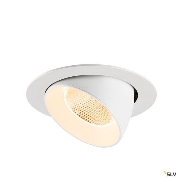 SLV NUMINOS® GIMBLE XL, Recessed ceiling light, 2700 K, 20°, white 1009874