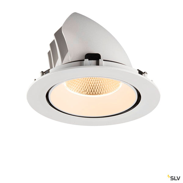 SLV NUMINOS® GIMBLE XL, Recessed ceiling light, 2700 K, 20°, white 1009874