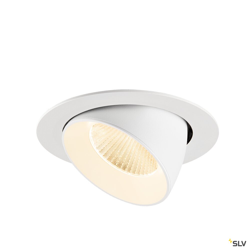 SLV NUMINOS® GIMBLE XL, Recessed ceiling light, 2700 K, 40°, white 1009877