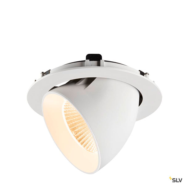 SLV NUMINOS® GIMBLE XL, Recessed ceiling light, 2700 K, 40°, white 1009877