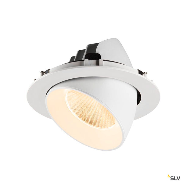 SLV NUMINOS® GIMBLE XL, Recessed ceiling light, 2700 K, 40°, white 1009877