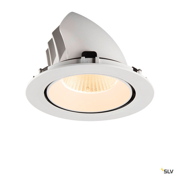 SLV NUMINOS® GIMBLE XL, Recessed ceiling light, 2700 K, 40°, white 1009877