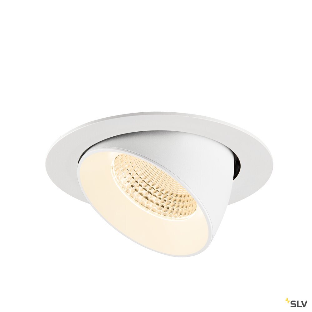 SLV NUMINOS® GIMBLE XL, Recessed ceiling light, 2700 K, 55°, white 1009880