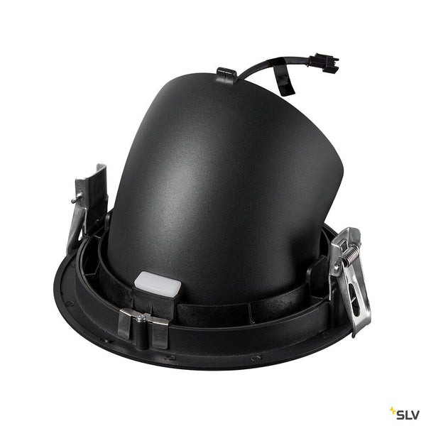 SLV NUMINOS® GIMBLE XL, Recessed ceiling light, 3000 K, 20°, black 1009882
