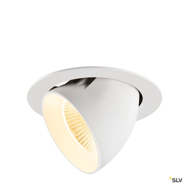 SLV NUMINOS® GIMBLE XL, Recessed ceiling light, 3000 K, 20°, white 1009892