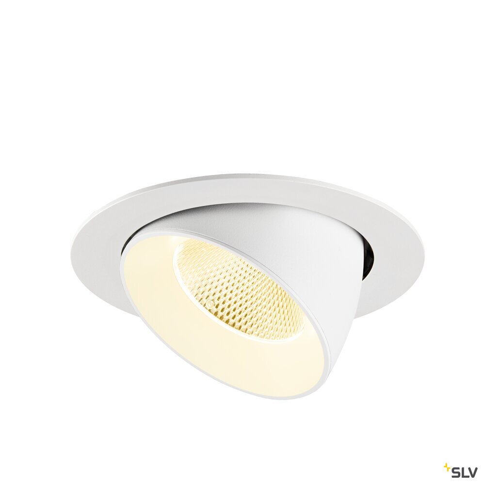 SLV NUMINOS® GIMBLE XL, Recessed ceiling light, 3000 K, 20°, white 1009892