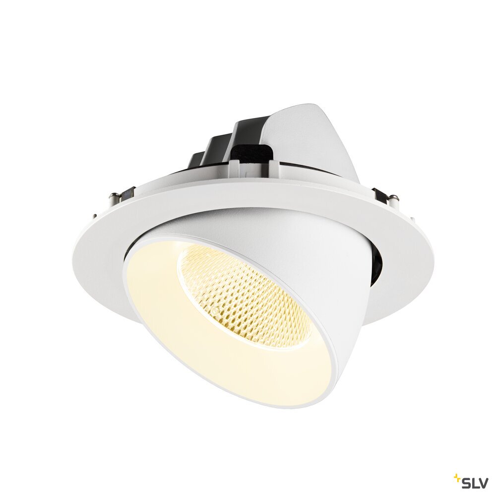 SLV NUMINOS® GIMBLE XL, Recessed ceiling light, 3000 K, 20°, white 1009892