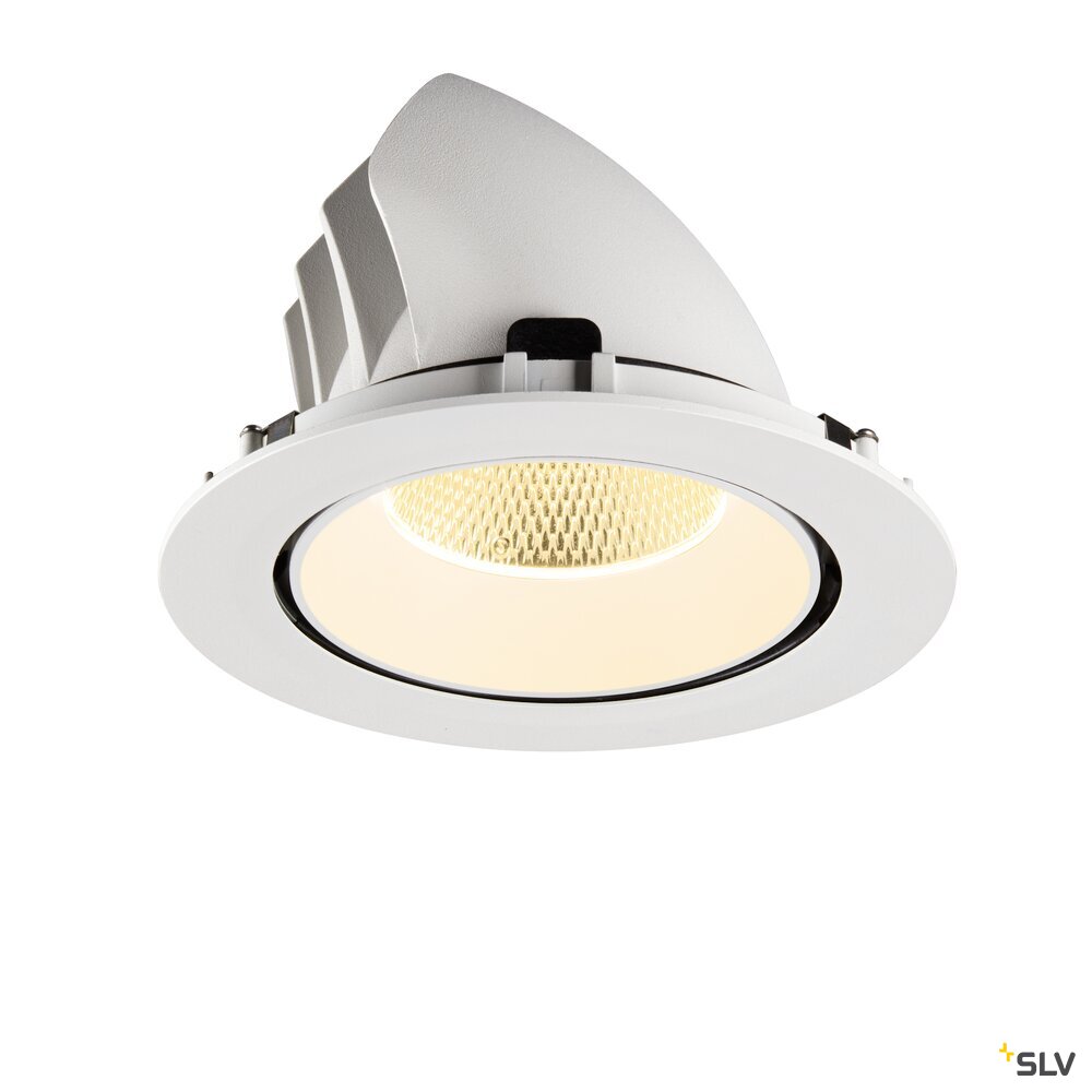 SLV NUMINOS® GIMBLE XL, Recessed ceiling light, 3000 K, 20°, white 1009892