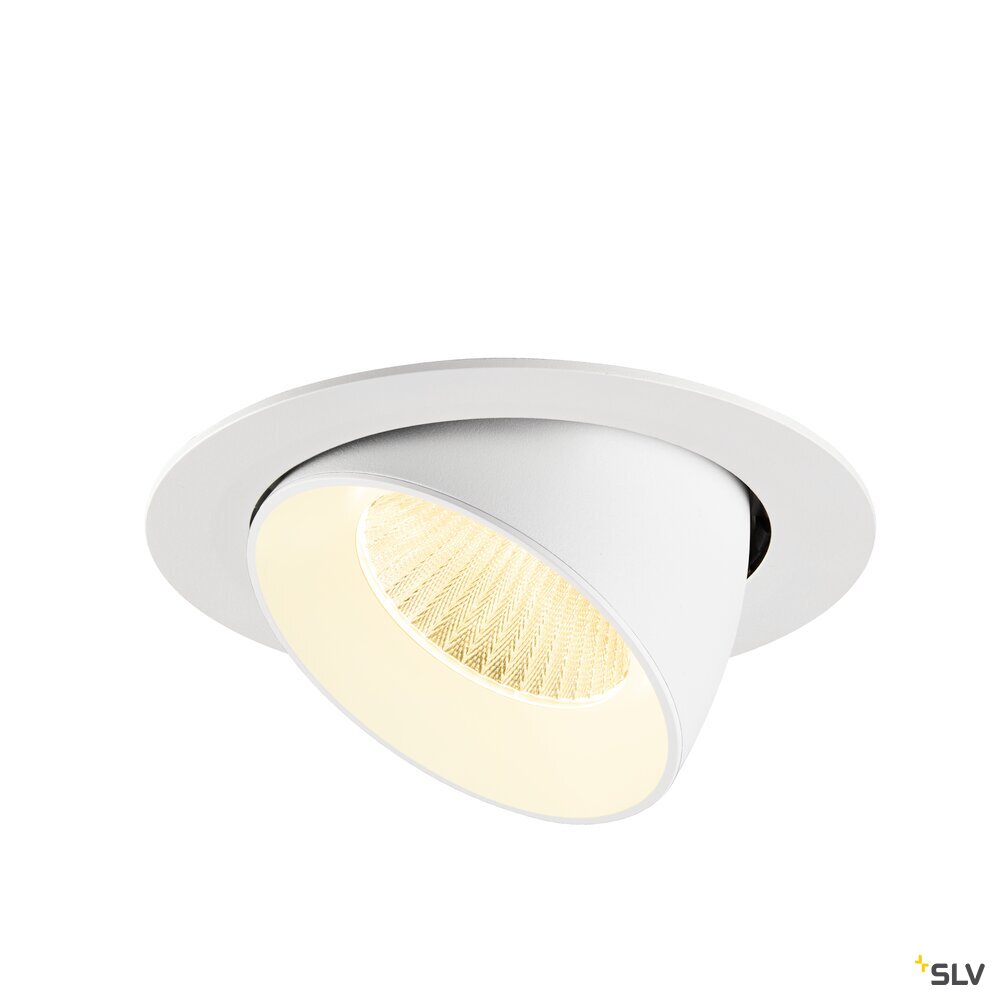 SLV NUMINOS® GIMBLE XL, Recessed ceiling light, 3000 K, 40°, white 1009895