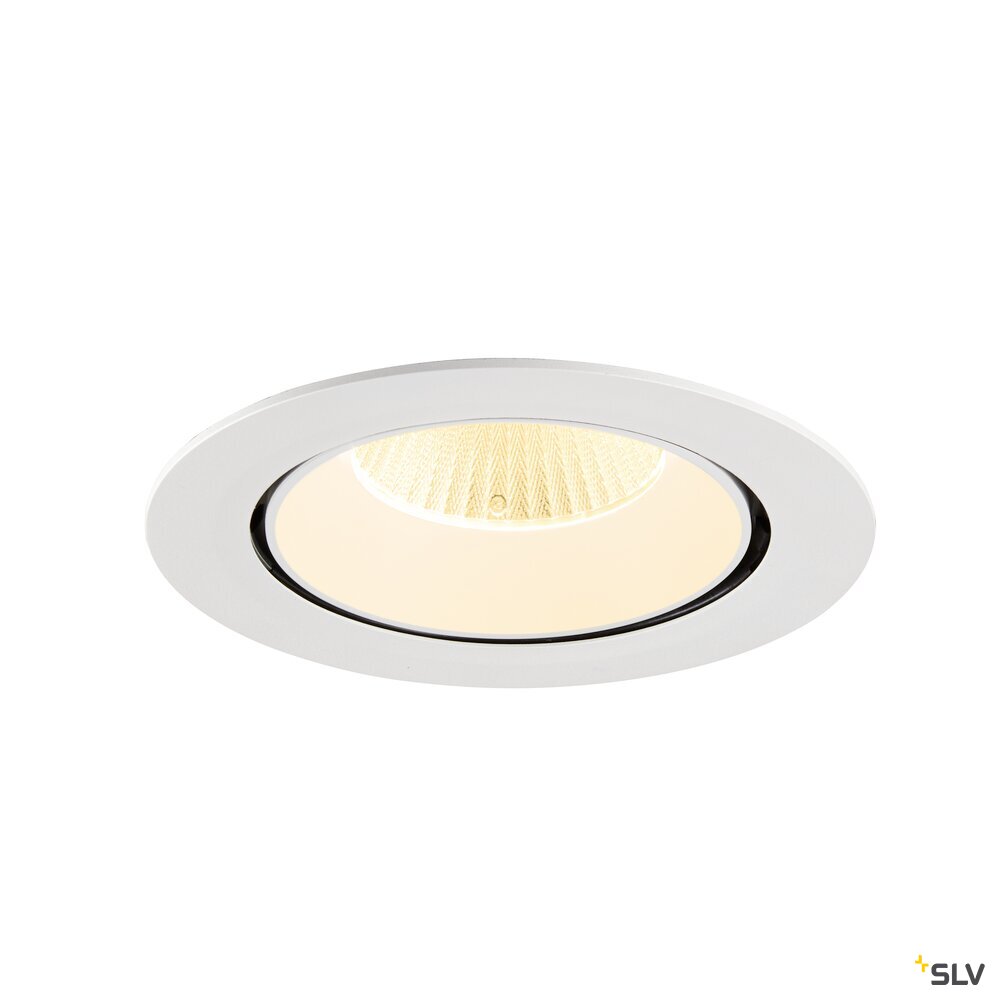 SLV NUMINOS® GIMBLE XL, Recessed ceiling light, 3000 K, 40°, white 1009895