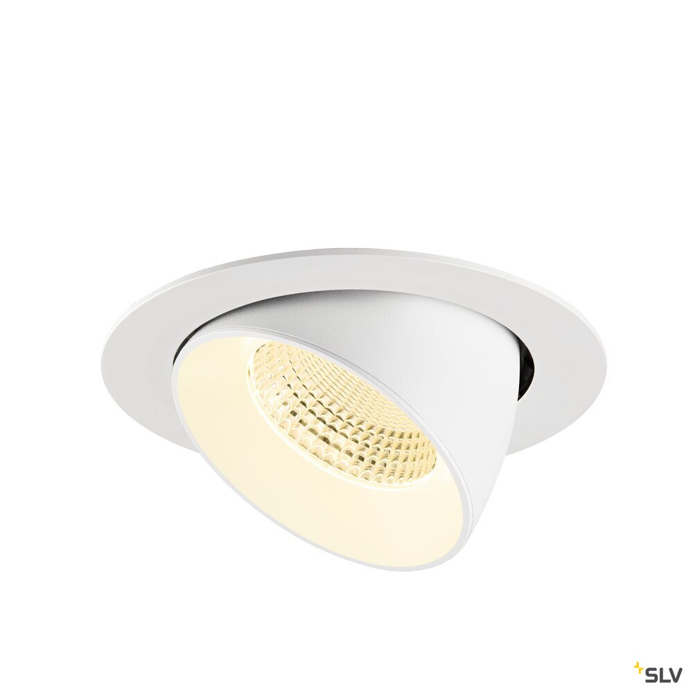SLV NUMINOS® GIMBLE XL, Recessed ceiling light, 3000 K, 55°, white 1009898