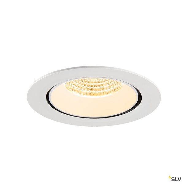 SLV NUMINOS® GIMBLE XL, Recessed ceiling light, 3000 K, 55°, white 1009898