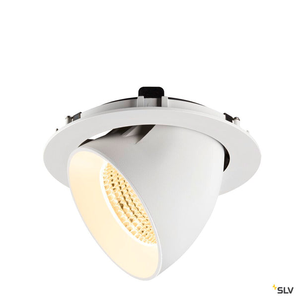 SLV NUMINOS® GIMBLE XL, Recessed ceiling light, 3000 K, 55°, white 1009898