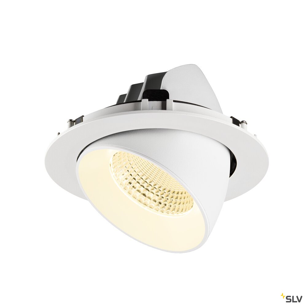 SLV NUMINOS® GIMBLE XL, Recessed ceiling light, 3000 K, 55°, white 1009898