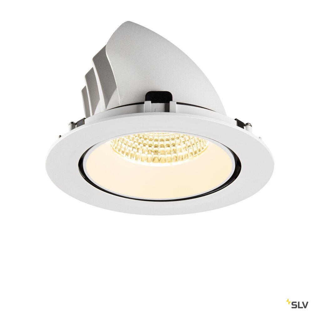 SLV NUMINOS® GIMBLE XL, Recessed ceiling light, 3000 K, 55°, white 1009898