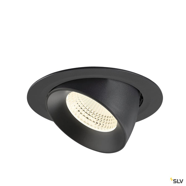 SLV NUMINOS® GIMBLE XL, Recessed ceiling light, 4000 K, 55°, black 1009906