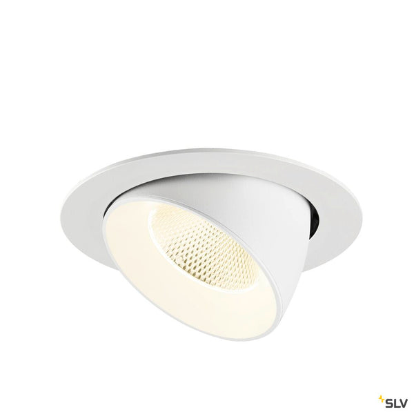 SLV NUMINOS® GIMBLE XL, Recessed ceiling light, 4000 K, 20°, white 1009910