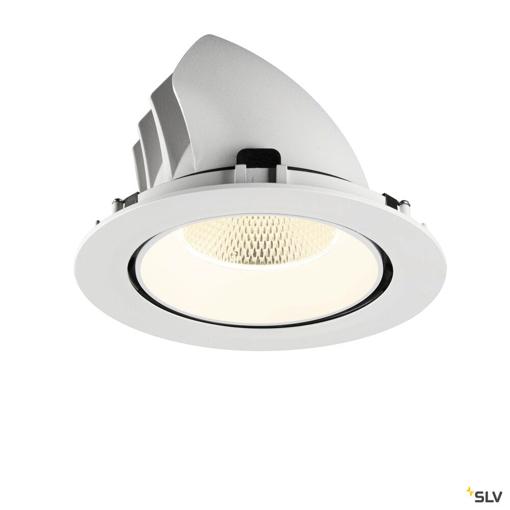 SLV NUMINOS® GIMBLE XL, Recessed ceiling light, 4000 K, 20°, white 1009910