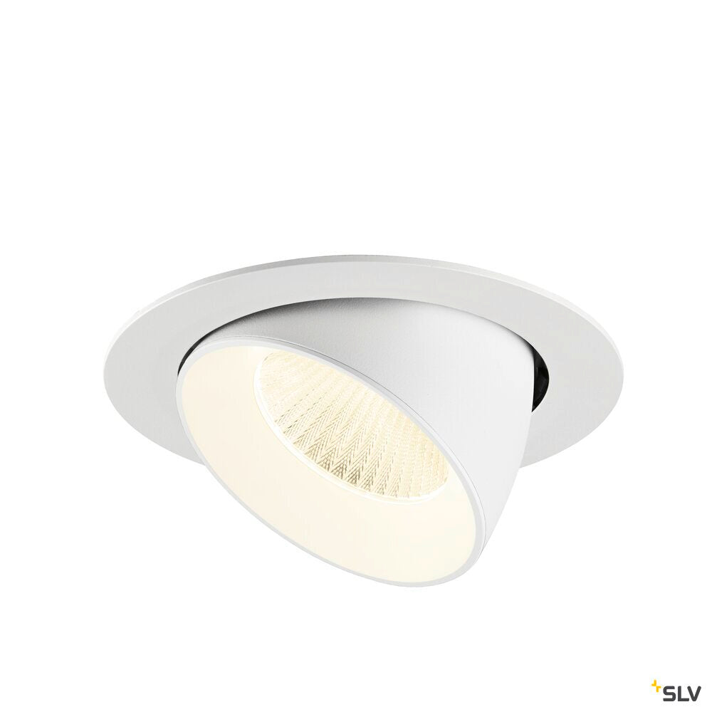 SLV NUMINOS® GIMBLE XL, Recessed ceiling light, 4000 K, 40°, white 1009913