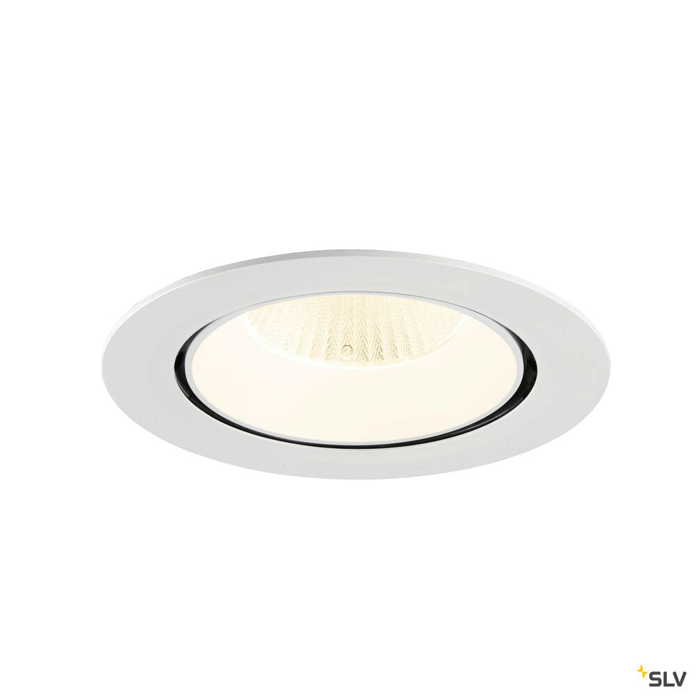SLV NUMINOS® GIMBLE XL, Recessed ceiling light, 4000 K, 40°, white 1009913