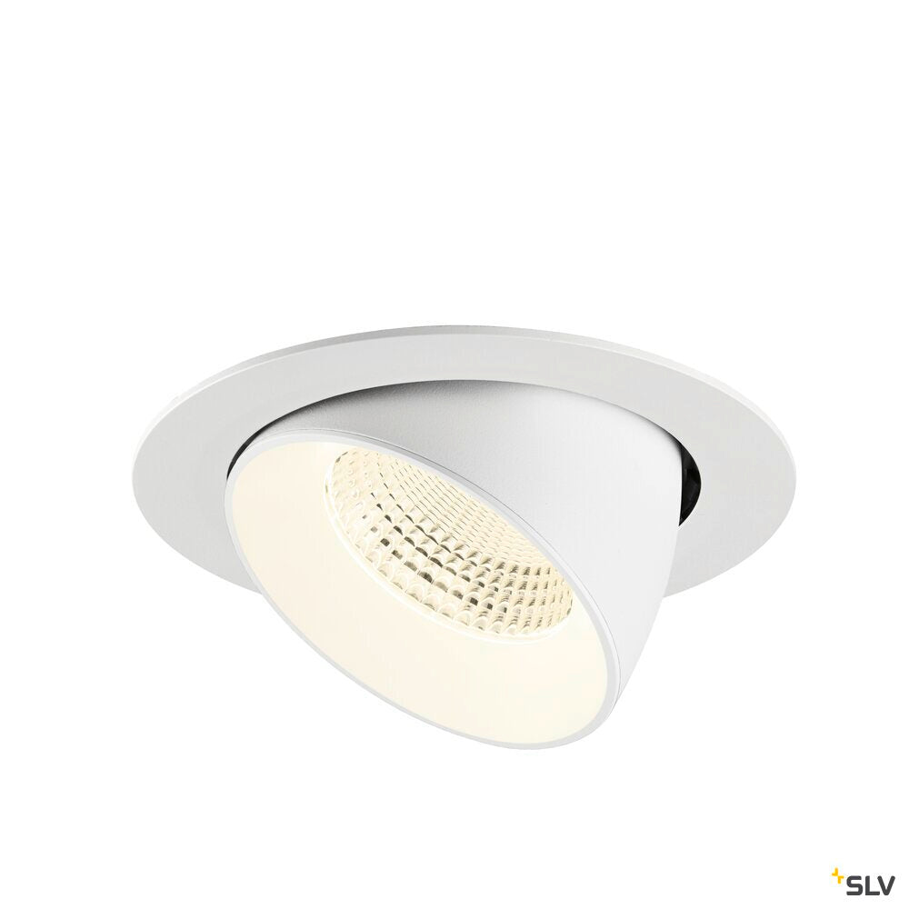 SLV NUMINOS® GIMBLE XL, Recessed ceiling light, 4000 K, 55°, white 1009916