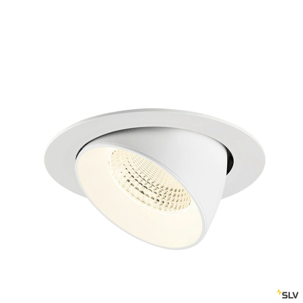 SLV NUMINOS® GIMBLE XL, Recessed ceiling light, 4000 K, 55°, white 1009916