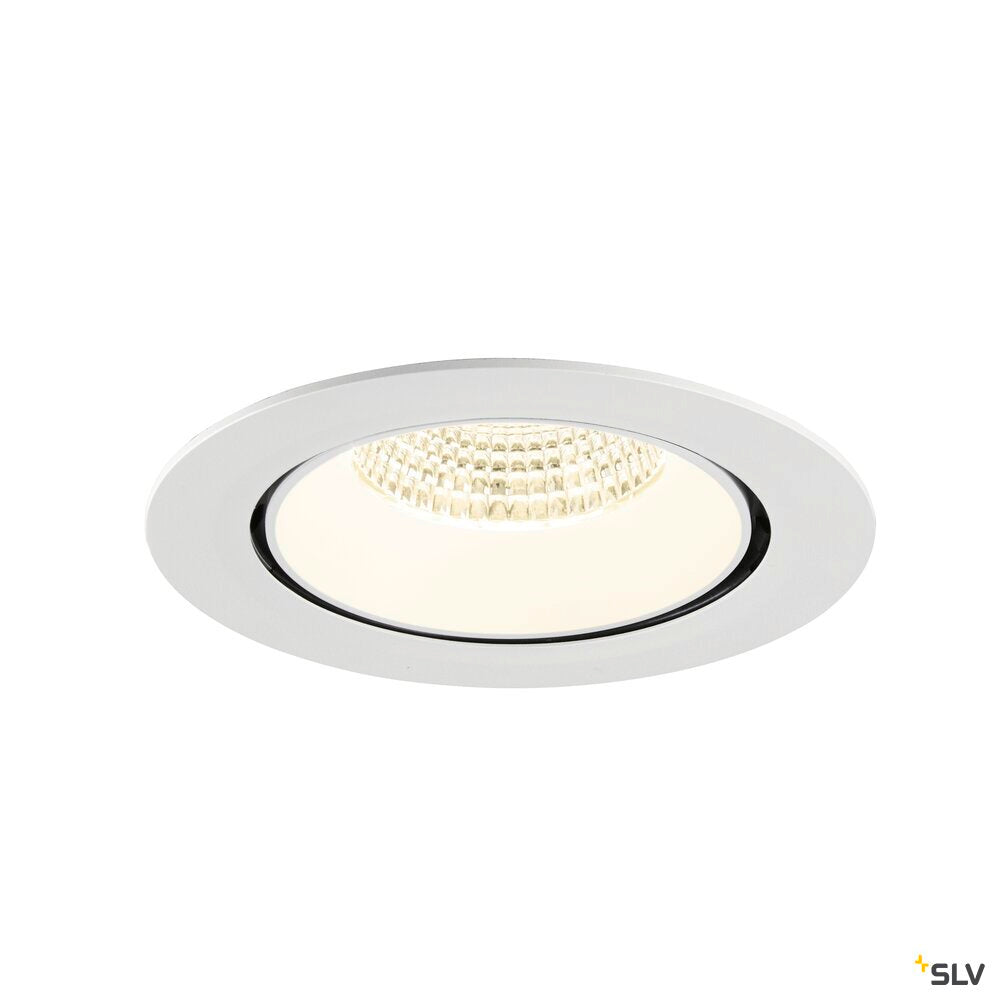 SLV NUMINOS® GIMBLE XL, Recessed ceiling light, 4000 K, 55°, white 1009916