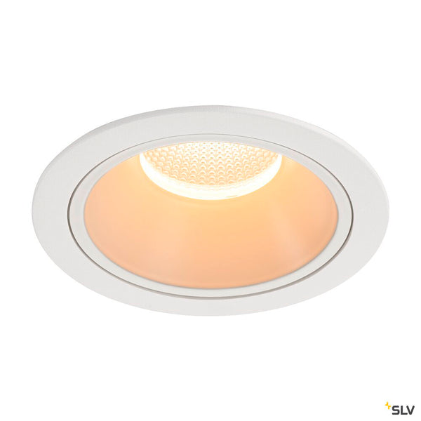 SLV NUMINOS® XL, Recessed ceiling light, 2700 K, 55°, IP20, round, white 1009934