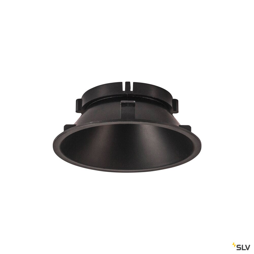 SLV NUMINOS® XL, Recessed ceiling light, 3000 K, 40°, IP20, round, black 1009939