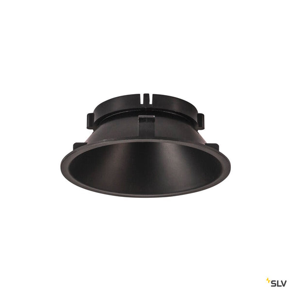 SLV NUMINOS® XL, Recessed ceiling light, 3000 K, 40°, IP20, round, black 1009939
