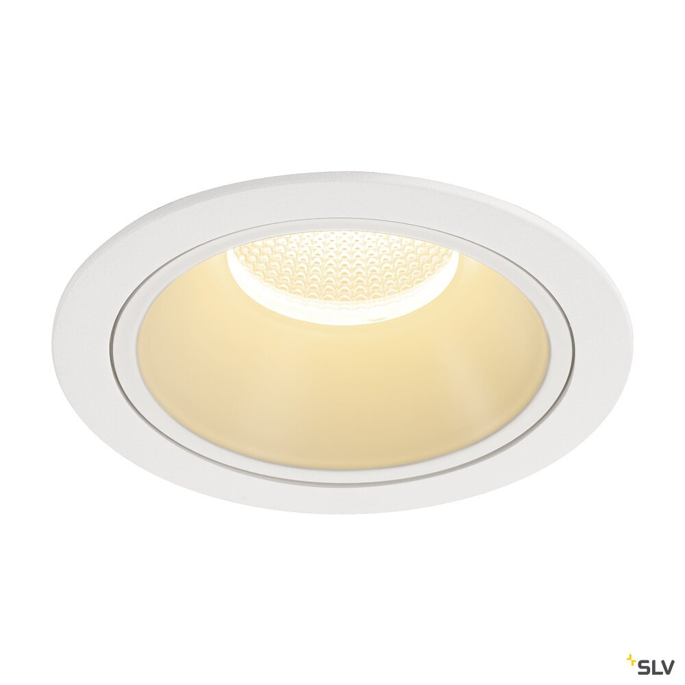 SLV NUMINOS® XL, Recessed ceiling light, 3000 K, 20°, IP20, round, white 1009946