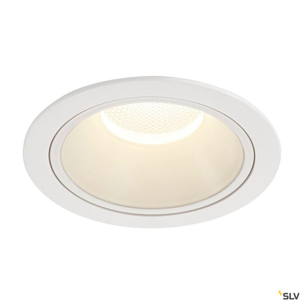 SLV NUMINOS® XL, Recessed ceiling light, 4000 K, 40°, IP20, round, white 1009967