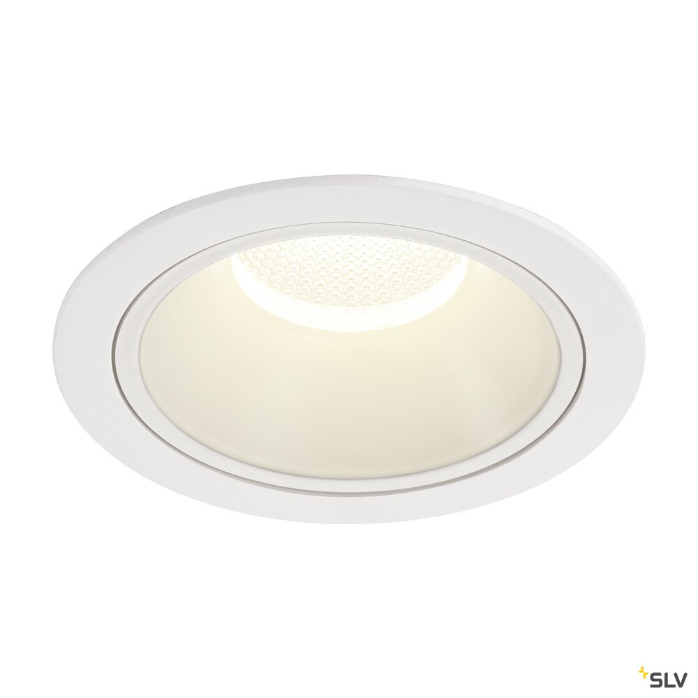 SLV NUMINOS® XL, Recessed ceiling light, 4000 K, 55°, IP20, round, white 1009970