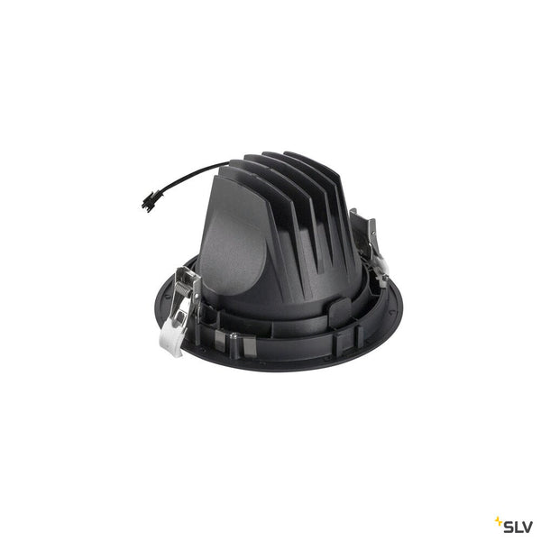 SLV NUMINOS® MOVE XL, Recessed ceiling light, 2700 K, 55°, IP20, round, black / white 1009979