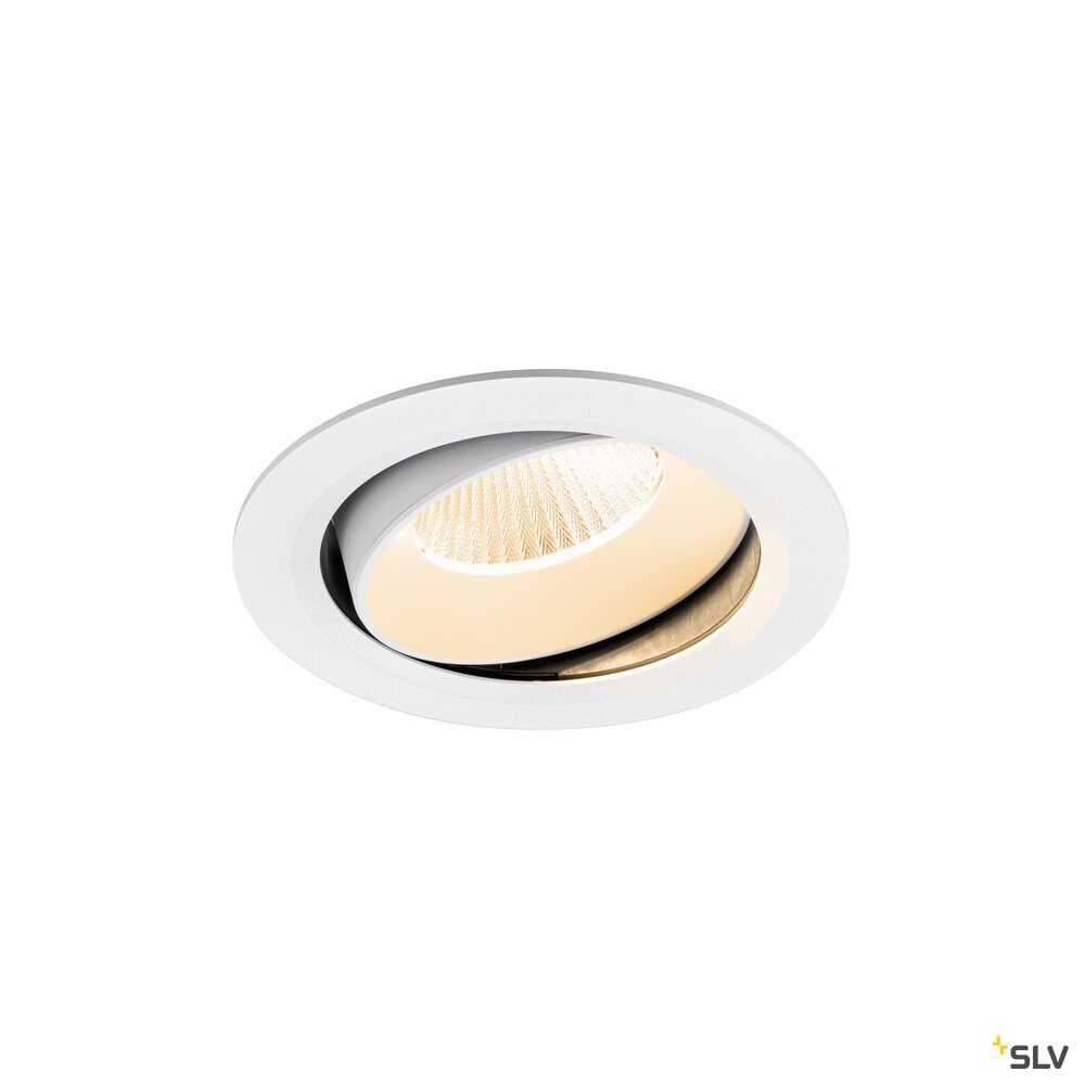 SLV NUMINOS® MOVE XL, Recessed ceiling light, 2700 K, 40°, IP20, round, white 1009985
