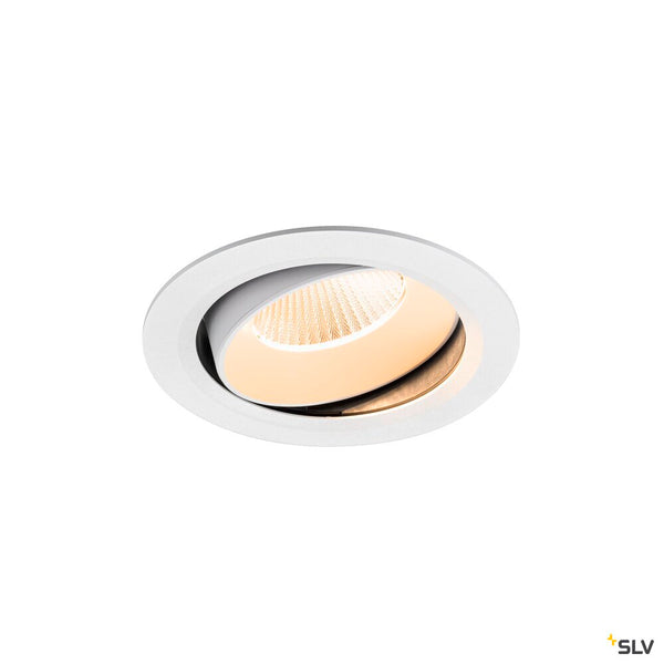 SLV NUMINOS® MOVE XL, Recessed ceiling light, 2700 K, 40°, IP20, round, white 1009985