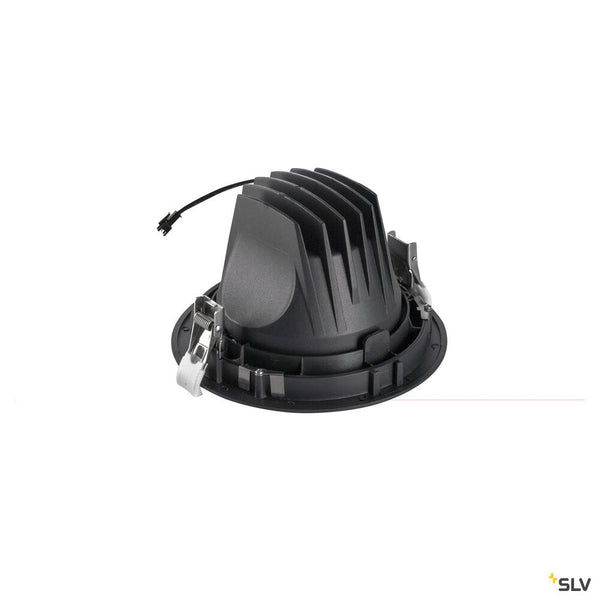 SLV NUMINOS® MOVE XL, Recessed ceiling light, 3000 K, 40°, IP20, round, black / white 1009994