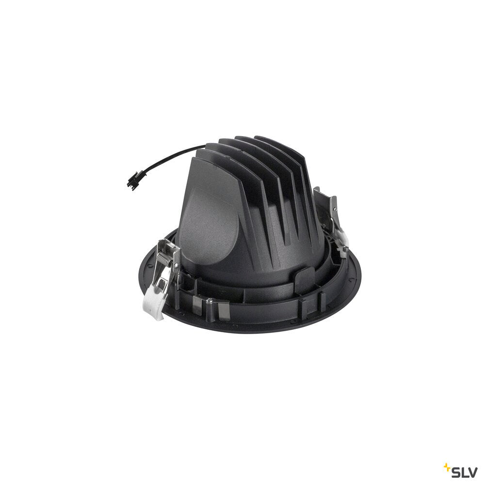 SLV NUMINOS® MOVE XL, Recessed ceiling light, 3000 K, 55°, IP20, round, black / white 1009997